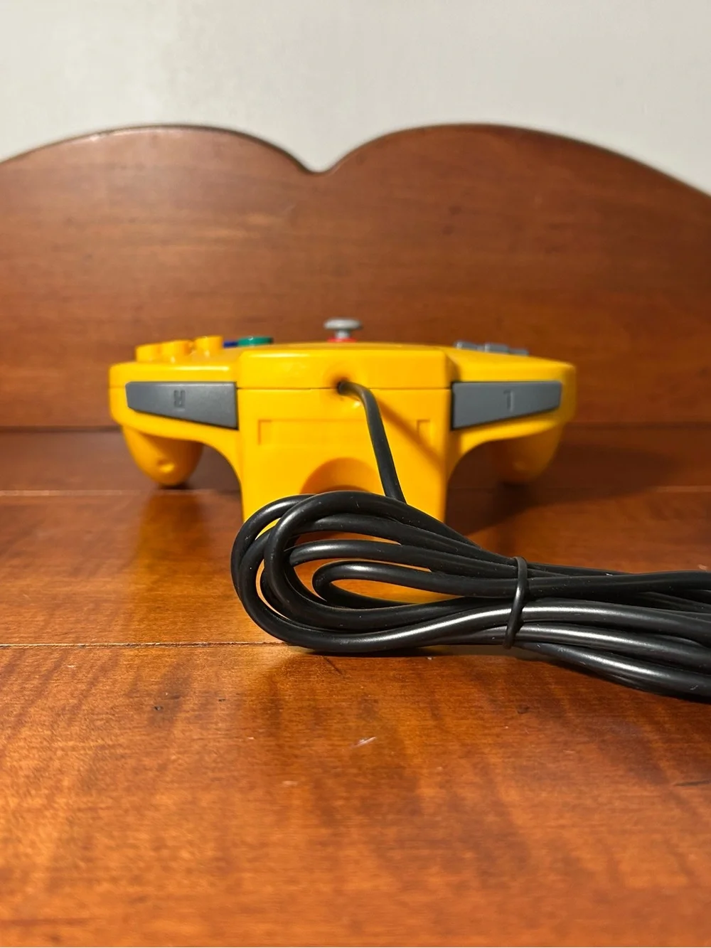 Yellow Retro Video Game Controller - Wired Nintendo 64 Style